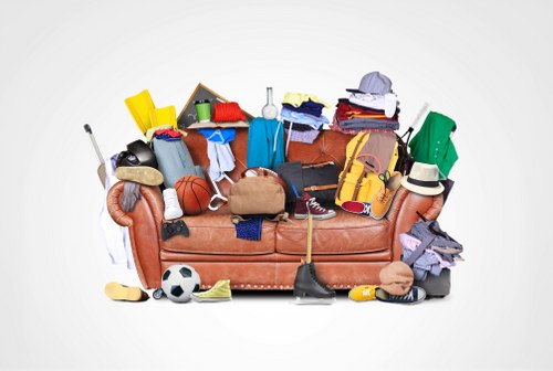 Professional office clearance team at work in Downham