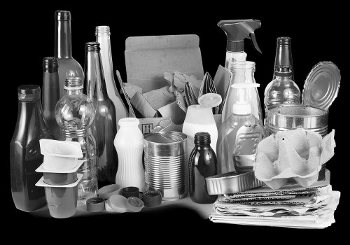 Business personnel managing waste removal in Downham
